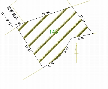 143号地 区画図