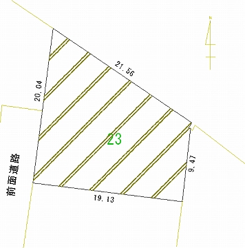 023号地 区画図