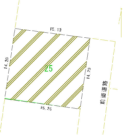 025号地 区画図